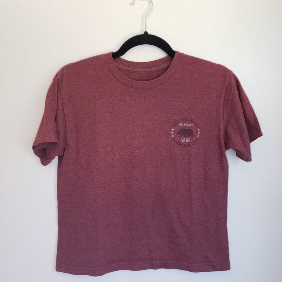 Vans Tops - Vans Maroon Tee